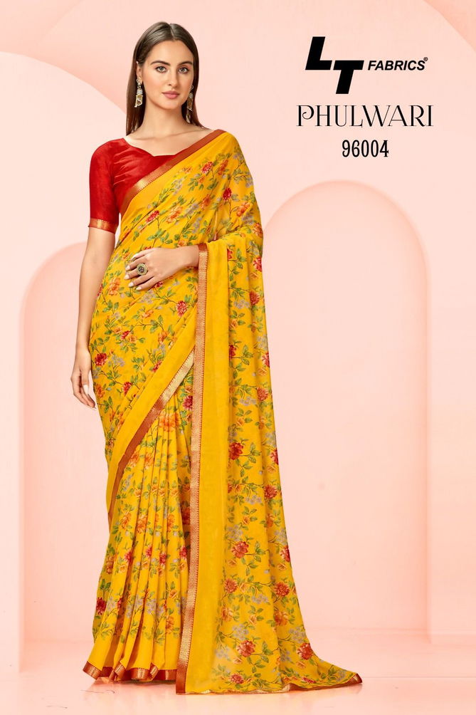 Phulwari Floral By LT Fabrics Printed Sarees Catalog